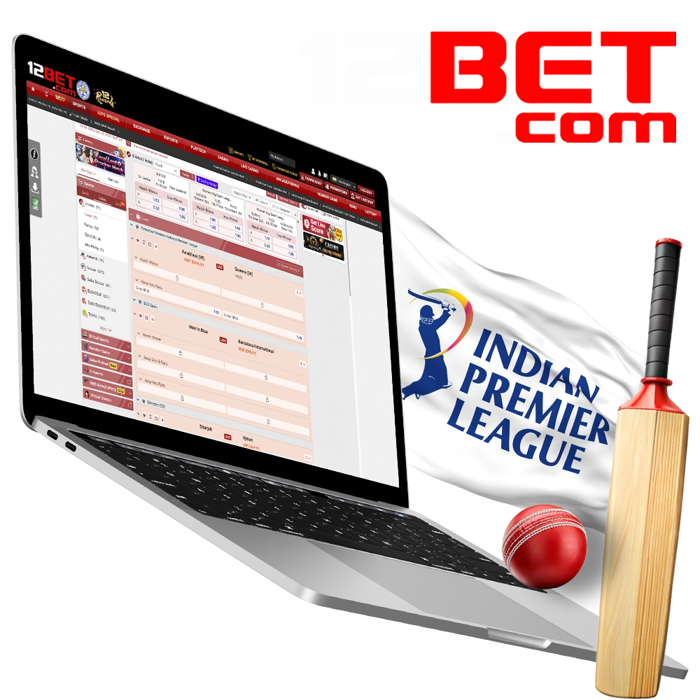 Don't miss the opportunity to bet on the IPL tournament at 12Bet.