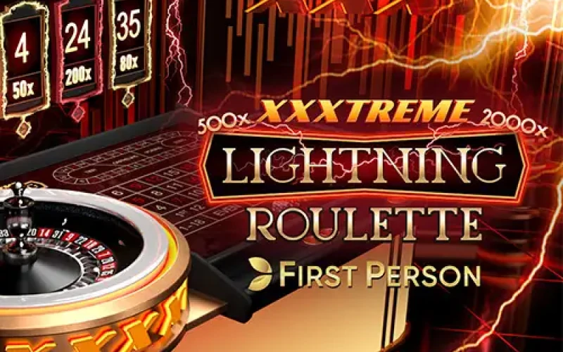 Win in Xxxtreme Lightning Roulette First Person at 12Bet.