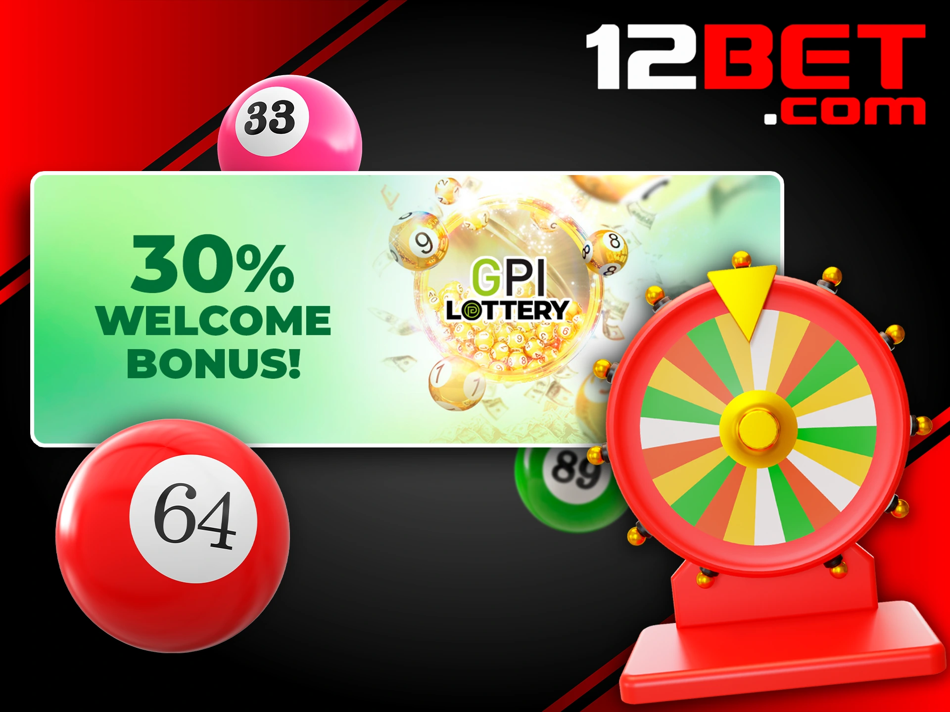 Collect the numbers you need to win in 12Bet lotteries.