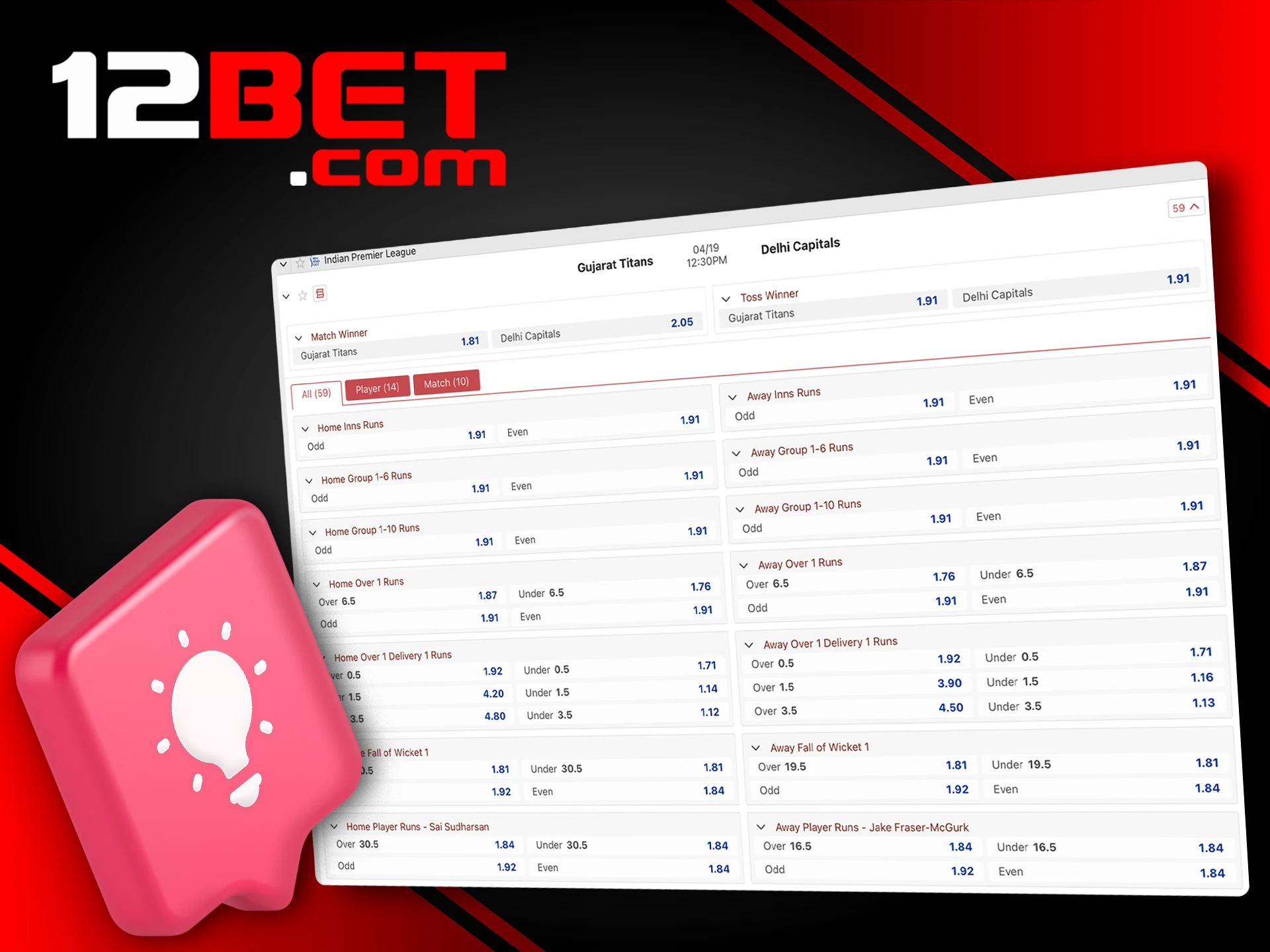 Read tips from pro bettors about IPL betting at 12Bet.