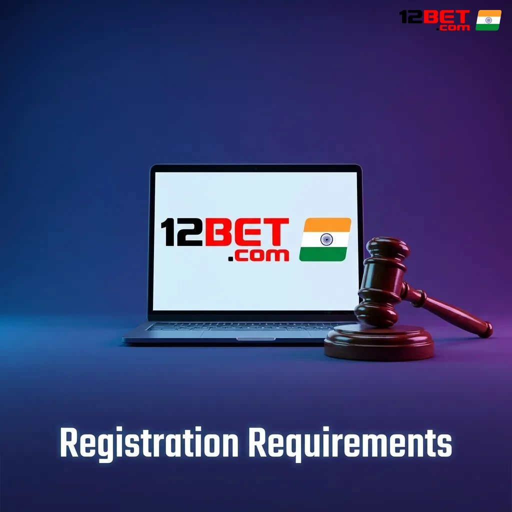 Registration rules for online gambling platform in India: age 18+, one account per person, ID verification required.