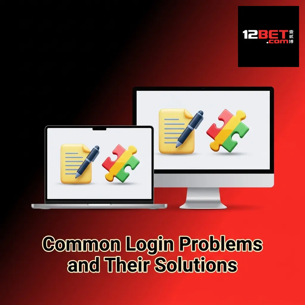 Infographic showing common login problems like incorrect password and 2FA issues with step-by-step solutions