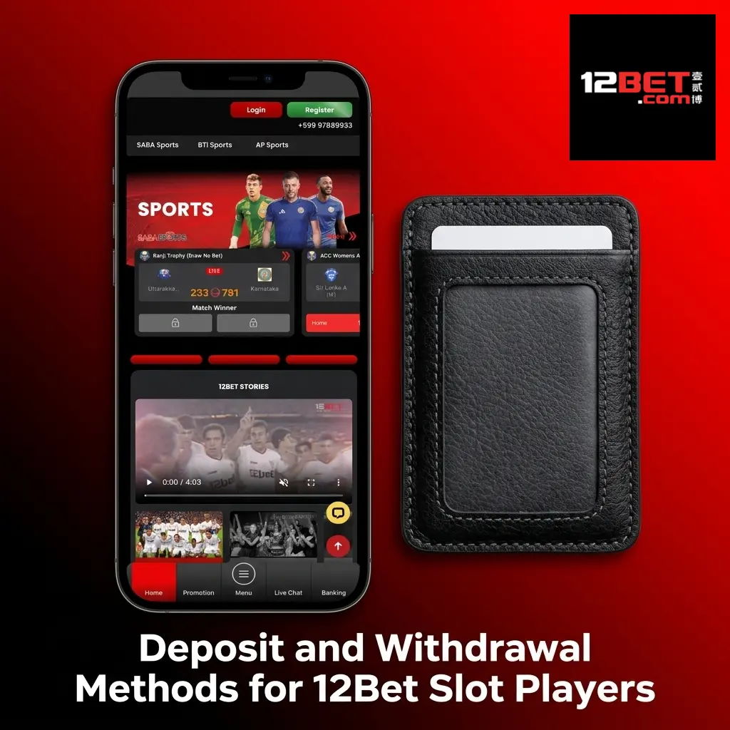12Bet India payment methods including UPI, PayTM, Net Banking, Bank Wire, and Cryptocurrency for slot players