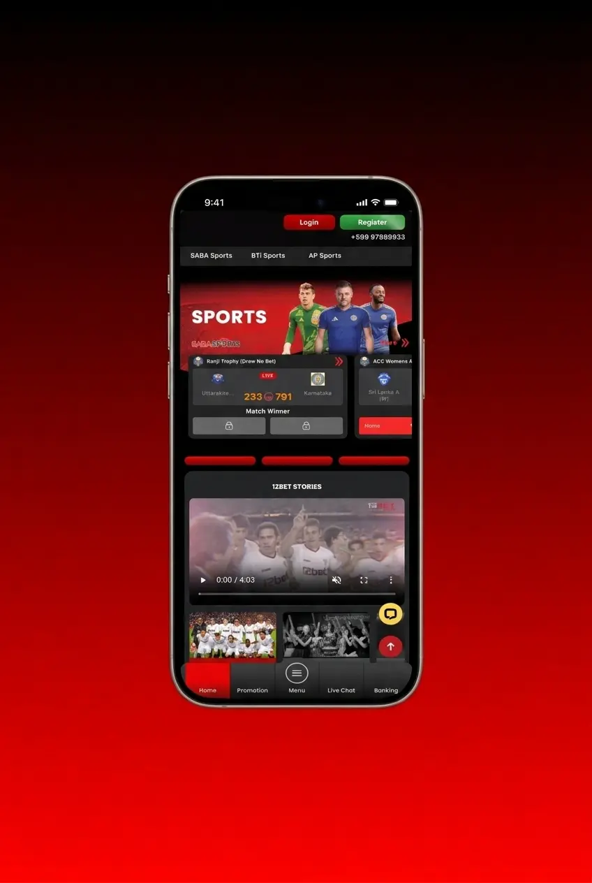 12Bet APK Android download guide showing 4 simple steps to install the betting app on your device