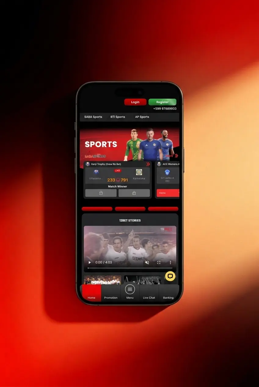 Step-by-step guide showing how to place a basketball bet on 12Bet sportsbook with live betting markets
