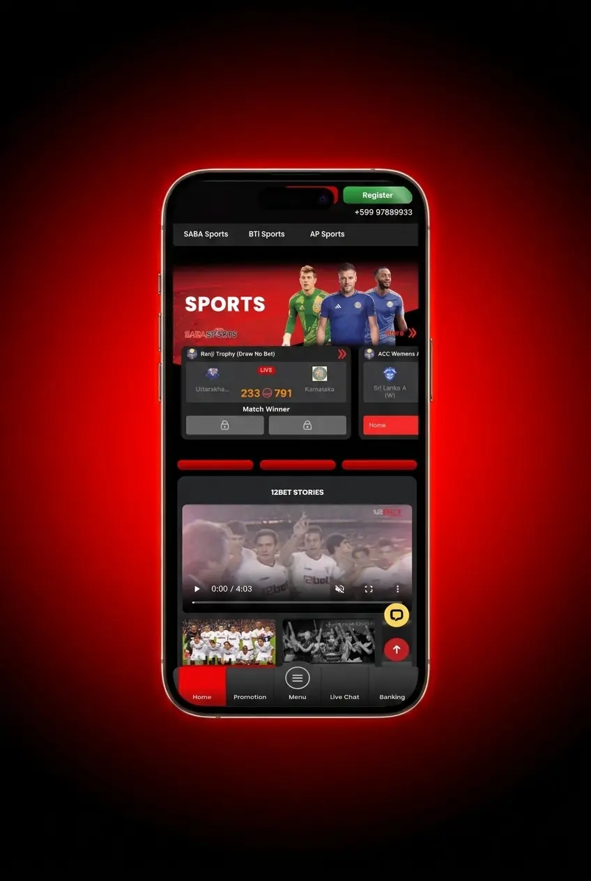 Step-by-step guide on how to bet on tennis using the 12Bet sportsbook platform on desktop or mobile app