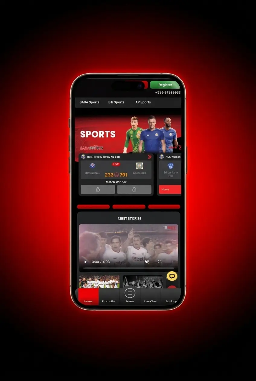 Step-by-step guide on how to bet on tennis using the 12Bet sportsbook platform on desktop or mobile app