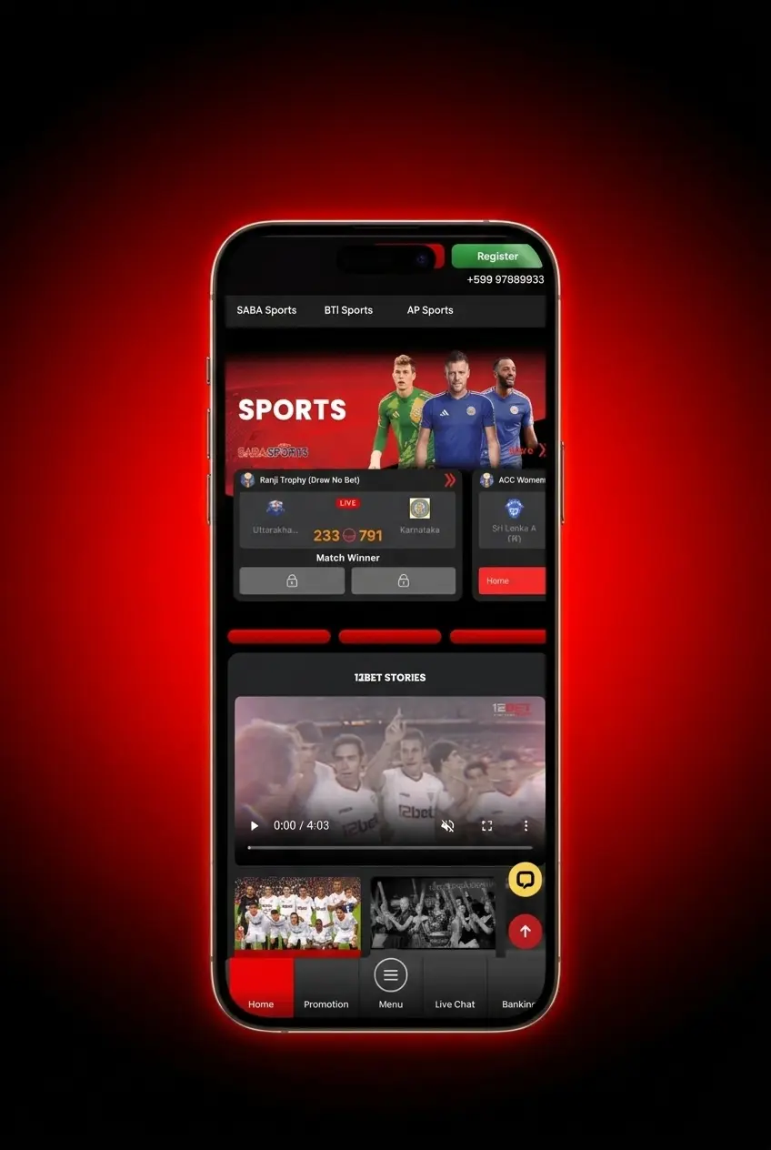 Step-by-step guide on how to bet on tennis using the 12Bet sportsbook platform on desktop or mobile app