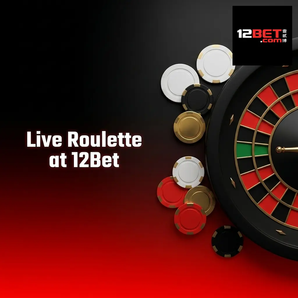 Live Roulette games at 12Bet including European, Lightning, and Speed Roulette with live dealers for Indian players