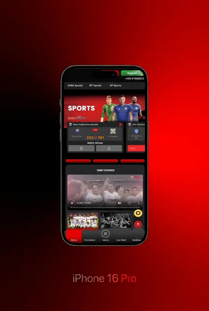 12Bet login page showing username and password fields with a Login button to access betting and casino account