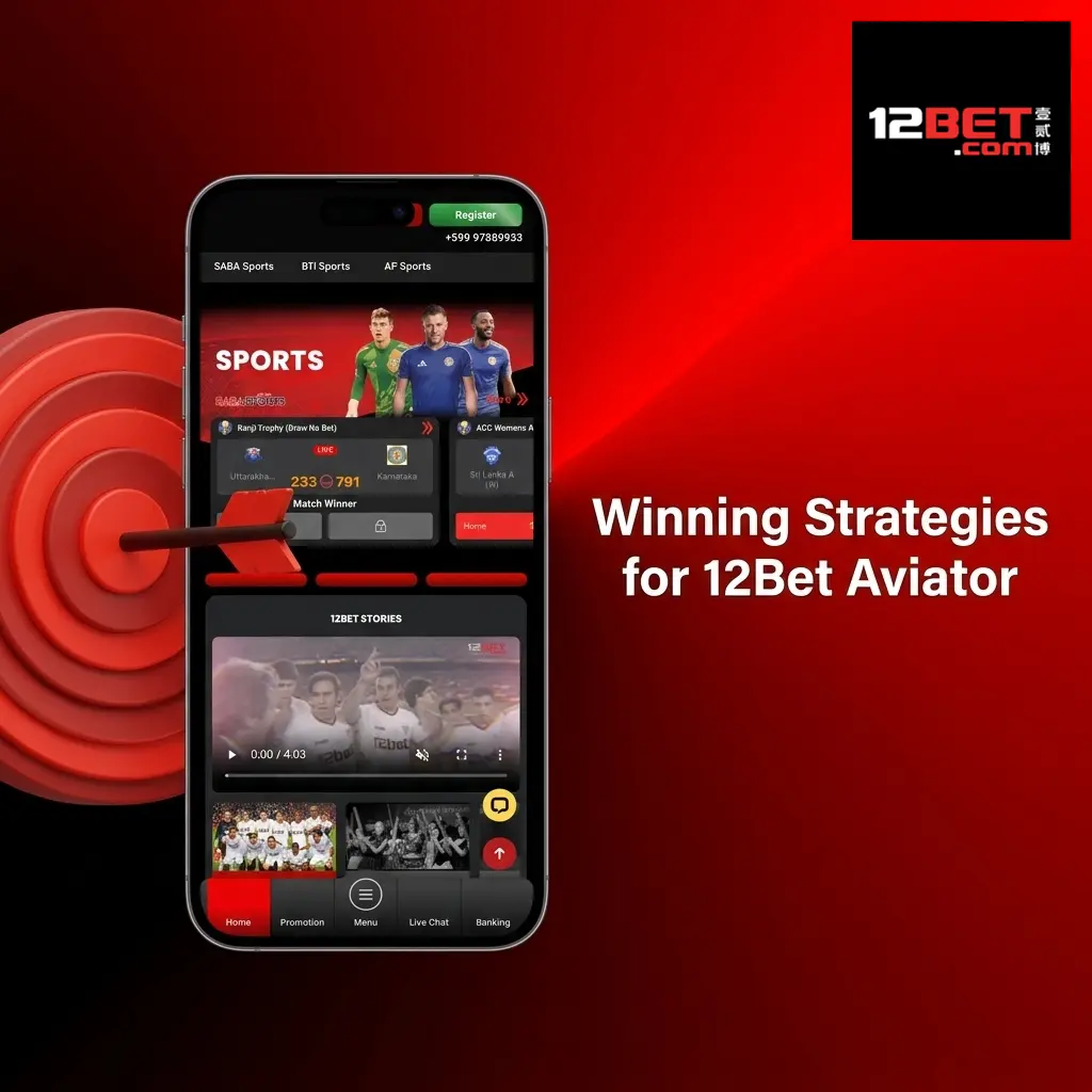 Aviator game strategy tips showing bankroll management, auto cash-out settings, and two-bet feature on 12Bet